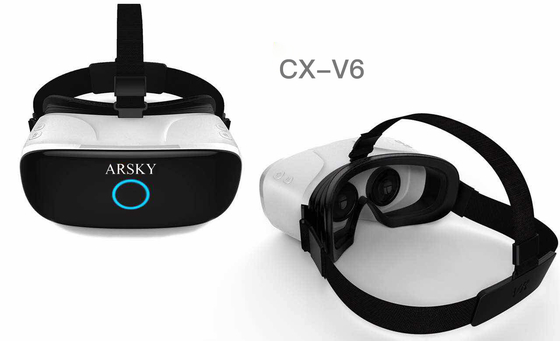ARSKY CX-V6 वर्चुअल रियलिटी पॉलिमर बैटरी 3D हेडसेट चश्मा ब्लूटूथ वाईफाई 2K स्क्रीन