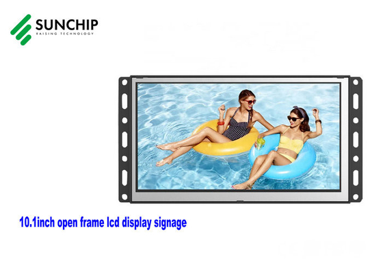 10.1 '' 15.6 '' 21.5 '' कार लिफ्ट सबवे के लिए टच स्क्रीन ओपन फ्रेम मॉनिटर एलसीडी विज्ञापन