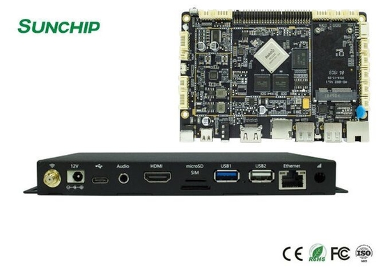 EDP ​​LVDS औद्योगिक IoT बॉक्स BT4.0 डिजिटल साइनेज मीडिया प्लेयर 8k 4K UHD