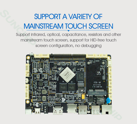 RK3399 इन्फ्रारेड एंबेडेड सिस्टम बोर्ड Android 7.0 एंटी इलेक्ट्रोमैग्नेटिक